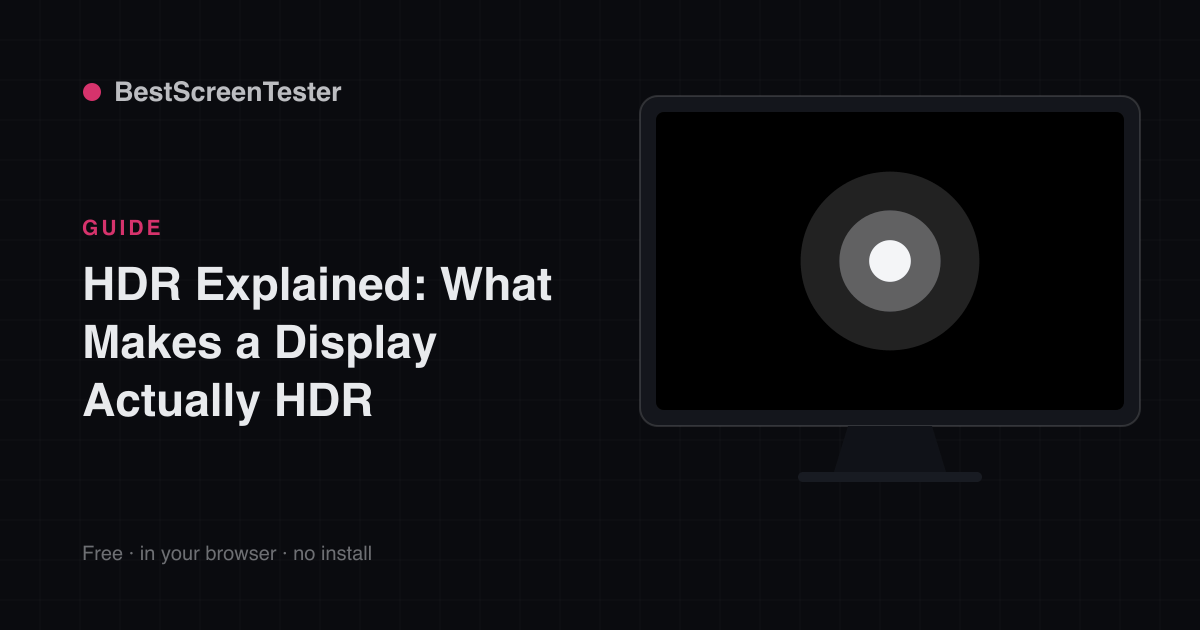 HDR Explained: What Makes a Display Actually HDR — illustrated diagram