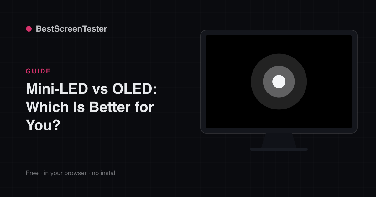 Mini-LED vs OLED: Which Is Better for You? — illustrated diagram