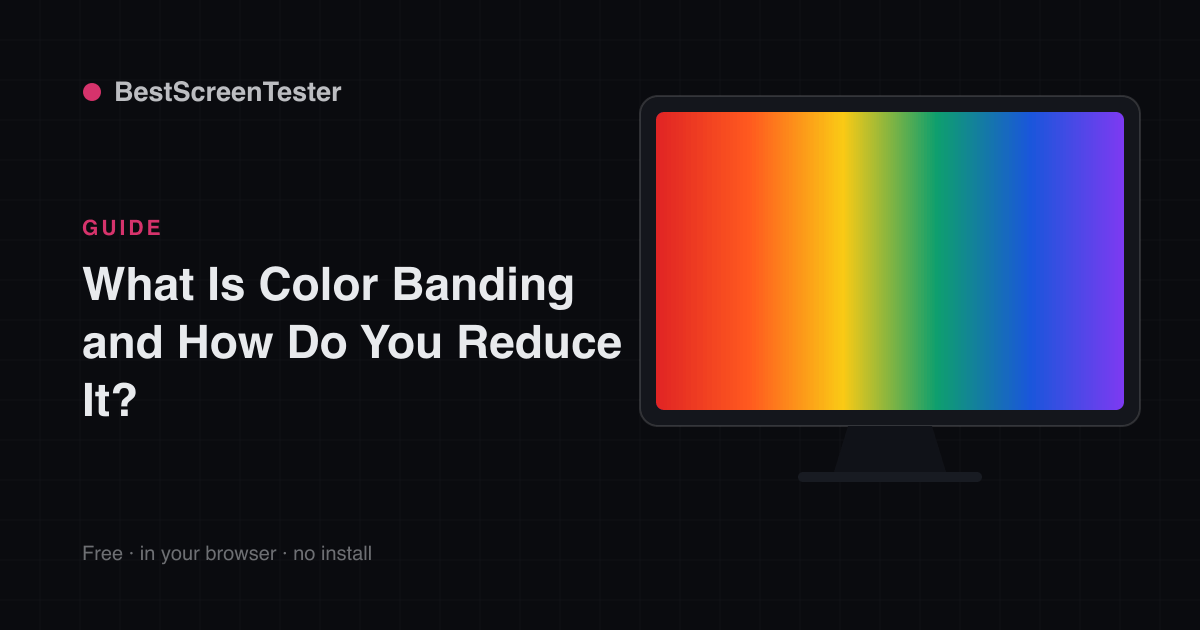 What Is Color Banding and How Do You Reduce It? — illustrated diagram