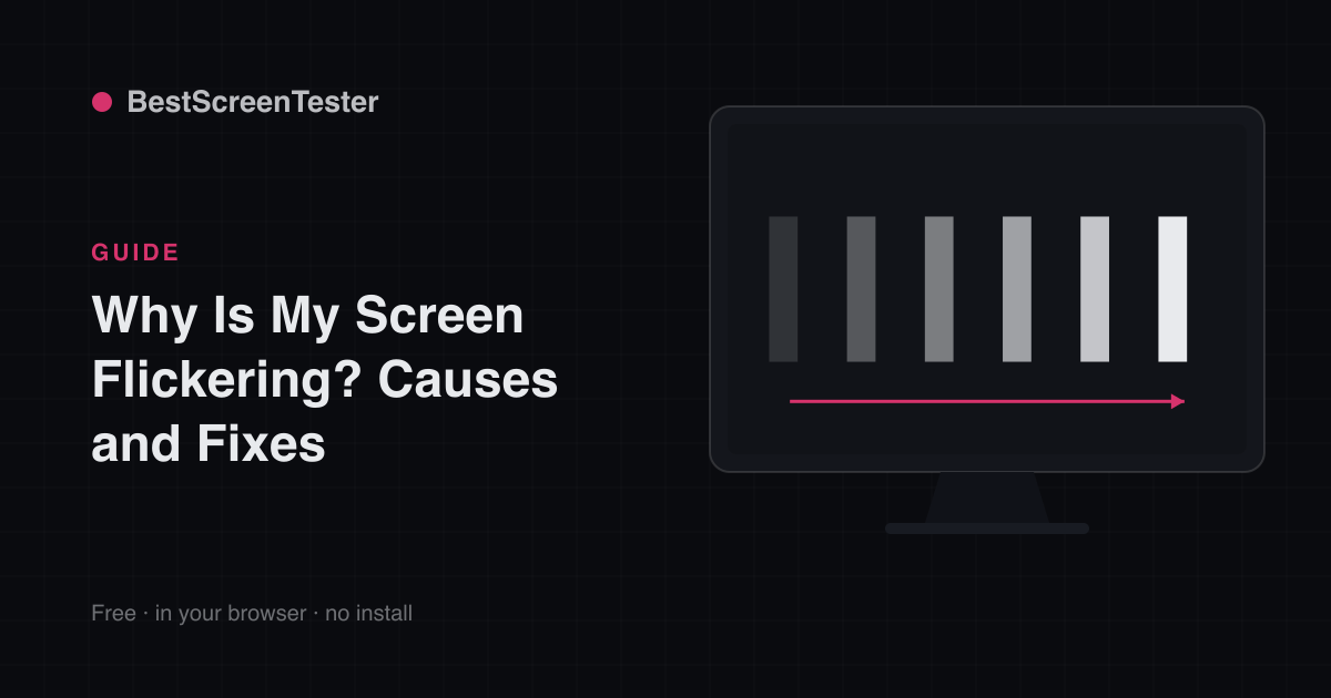 Why Is My Screen Flickering? Causes and Fixes — illustrated diagram